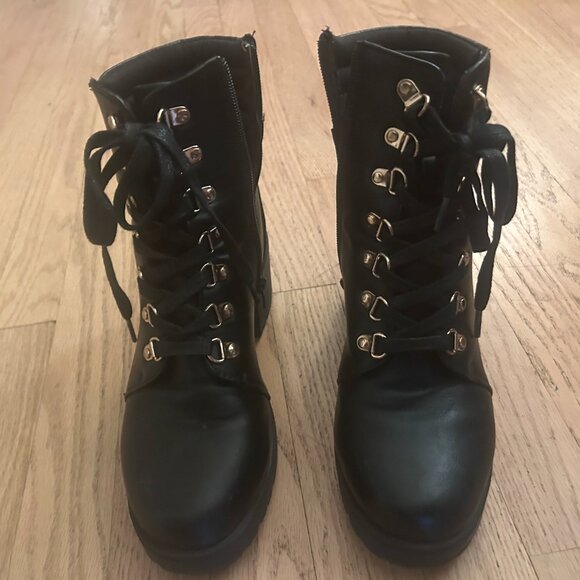 Heeled Zip Up Boots - Picture 1 of 1